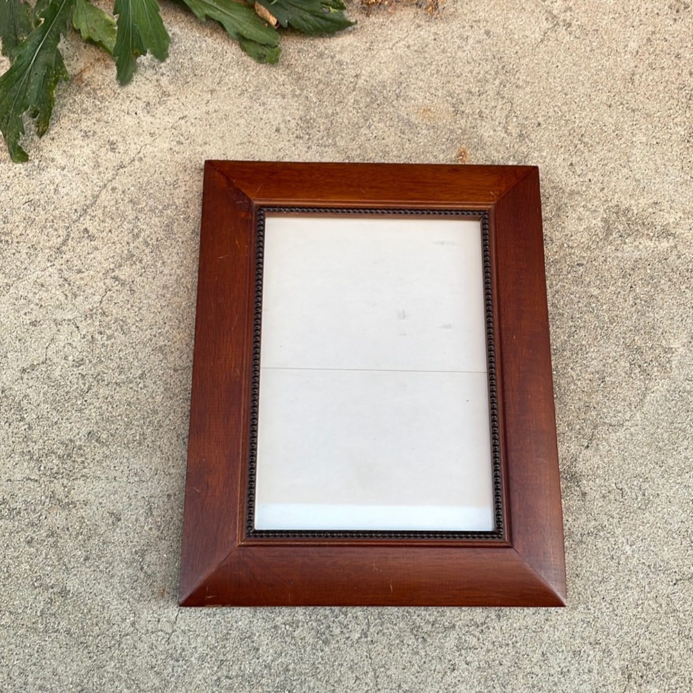 Vintage. Wooden Rectangular Picture Frame